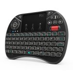 Qwerty Rgb Backlighting Media Touchpad With Scroll Wheel - Black
