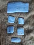 Blue Lace Agate Disks - Small
