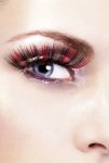 Multi Coloured Glitter Eyelashes