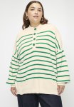 Striped Knitwear Sweater - Green