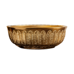 - Gold Floral Basin