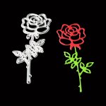 Floral Metal Cutting Die For Diy Scrapbooking Card Making & Crafts - Silvery Embossing Tool