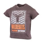 WBB167 Pewter Newspaper Logo Boys Tee - 5 To 6