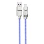Hoco U113 100W USB To Usb-c/type-c Silicone Fast Charging Data Cable Length: 1M Blue