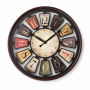 35CM Vintage Industrial Wall Clock Retro Design Home Decor Large