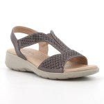Oberta Wedge Sandal - Gunmetal - 8