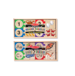 Melissa & Doug Self-correcting Puzzle Set - Number And Alphabet