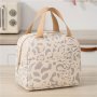 Ink Pattern Insulated Bag Portable Bento Bag Outdoor Travel Cooler Bag Picnic Bag