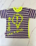 Eco Punk Purple And Grey SK8 Like A Boss T Shirt 3 4Y
