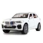 Bdtctk 1:32 Comapatible For X5 Suv Model Car Toy Zinc Alloy Pull Back Toy Car With Sound And Light For Kids Boy Girl Gift