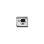 Composable Classic Link Snowman Face In Silver