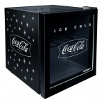Husky Coca Cola 46L Counter-top Bar Fridge With Glass Door - Black