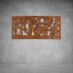 Wetlands Wall Art - 1040 X 535 X 20 Rust Coat Indoor