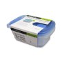 Food Container With Light Blue Lid 2PCS