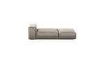 Lounger - Velvet - Stone - 220CM X 84CM
