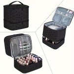 1PC Nail Polish Cosmetic Case Cosmetic Bag Cosmetic Storage Box Cosmetic Tools Large Capacity Multi Functional Portable Durable 