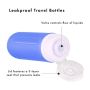 - Leakproof Silicone Travel Bottles For Toiletries 4 X 89ML Blue