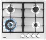 4 Burner Gas Hob - Stainless Steel
