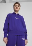 Puma Classics+ Half Zip Polo Crew - Lapis Lazuli