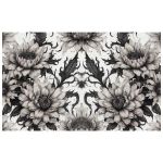 Midnight Garden Flowers By Nathan Pieterse Rectangle Tablecloth