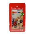 Faber-Castell Colour Pencils Tin Of 12