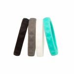 Killer Deals Wedding commitment exercise Stackable Colourful Silicone Ring Set X4 - Best Bargains Online