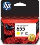 HP 655 Yellow Ink Cartridge New
