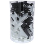 Butterfly Jaw Clips Tubs Black & White 72 TUB