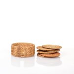 Rattan Coasters With Holder