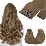Goo Goo Clip In Hair Extensions Real Human Hair Remy Human Hair Extensions Clip Ins For Women Natural Human Hair 16INCH 150G 9PC