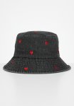 PoP Candy Embroidered Bucket Hat - Black