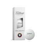 2026 Titleist Velocity White Golf Balls 3 Pack
