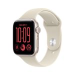Apple Watch Se 3 Gps 44MM Starlight Aluminium Case With Sand Sport Band - M l