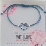Annabelle 925 Sterling Silver Heart Bracelet Dainty 12-24CM Adjustable