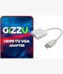 GIZZU 1080P HDMI To Vga Adapter Gaphv - HDMI To Vga Conversion 60HZ Refresh Rate Durable Build Plug And Playproduct Overview the