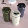 1PC Smart Temperature Display Coffee Cup 304 Stainless Steel Insulated Leak-proof Mark Cup 17OZ Insulated Vacuum Cup Outdoor Portable Car Cold Cup