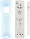 Remote Controller With Silicone Case And Wrist Strap For Nintendo Wii And Wii U