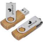 Okiyo Shimasu Bamboo Flash Drive 8GB