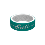 Eternal Faith Silicone Rings - Seagreen white 7