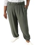 Ladies Plain Jogger Pants - 60 Military