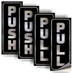 Brushed Metallic Stickers