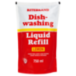 Lemon Scented Dishwashing Liquid Refill 750ML