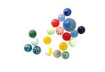 Assorted Glass Marbles 19+1 Set