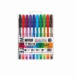 Meeco Trix 1.0MM Ball Pen Assorted Colors 10