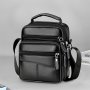 1PC Men's Shoulder Crossbody Genuine Leather Bag