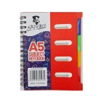 Dafrique A5 Subject Notebook Red