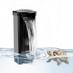 Novique Aquarium Low-water Filter Small Fish Tank Filter For Turtle Reptiles Amphibians Fish 1 To 15 Gallons Tank Black