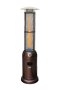 Alva - Circular Glass Tube Gas Patio Heater - 2.1M - Tall - Hammertone