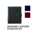 A5 Genuine Leather Burg Filofax Starter Kit