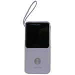 10000 Mah Power Bank With LED Flashlight - Purple VGPBK10AHPLE